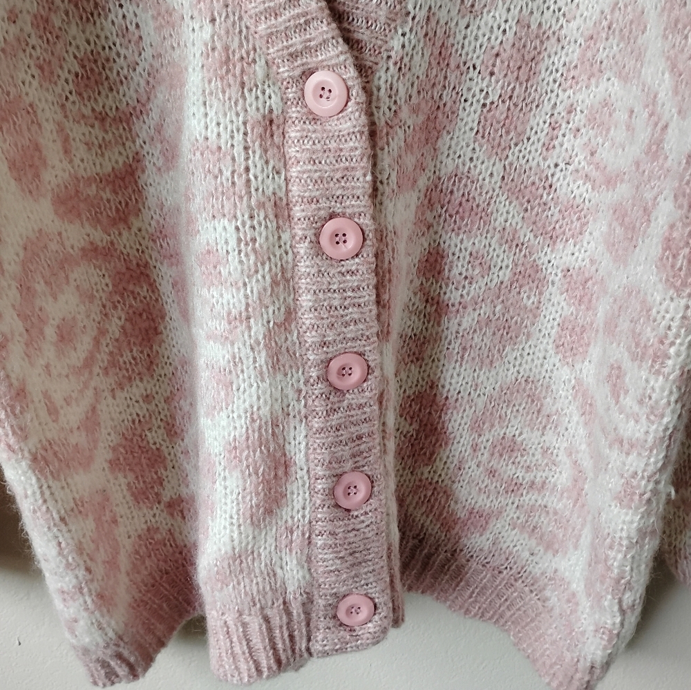 Vintage Tarazzia Pink Size L Cardigan - Picture 6 of 12
